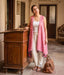 Blush Pink Ikat Handloom Womens Shrug
