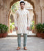 Astra Ikat Woven Mens Long Kurta