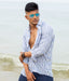 Tide Ikat Woven Full Shirt
