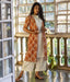 Kalamkari Red Motifs Women's Long Jacket