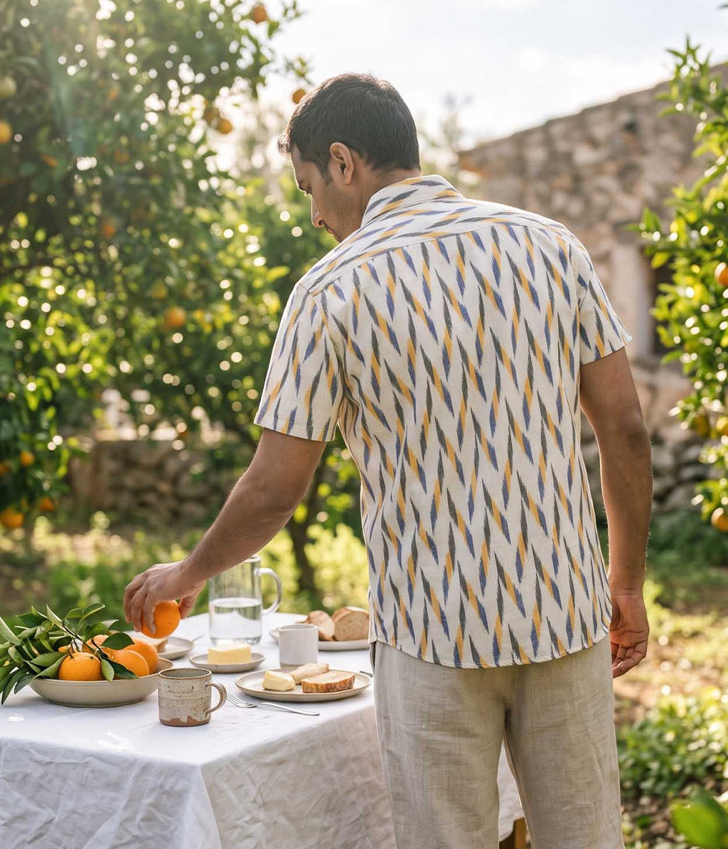 Citrus Trail Ikat Woven Shirt