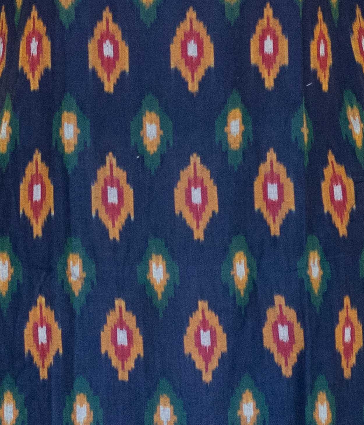 Deepline Ikat Woven Mens Long Kurta