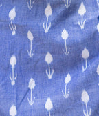 Azul Ikat Woven Mens Long Kurta