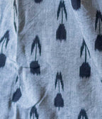 Onyx Ikat Woven Mens Long Kurta