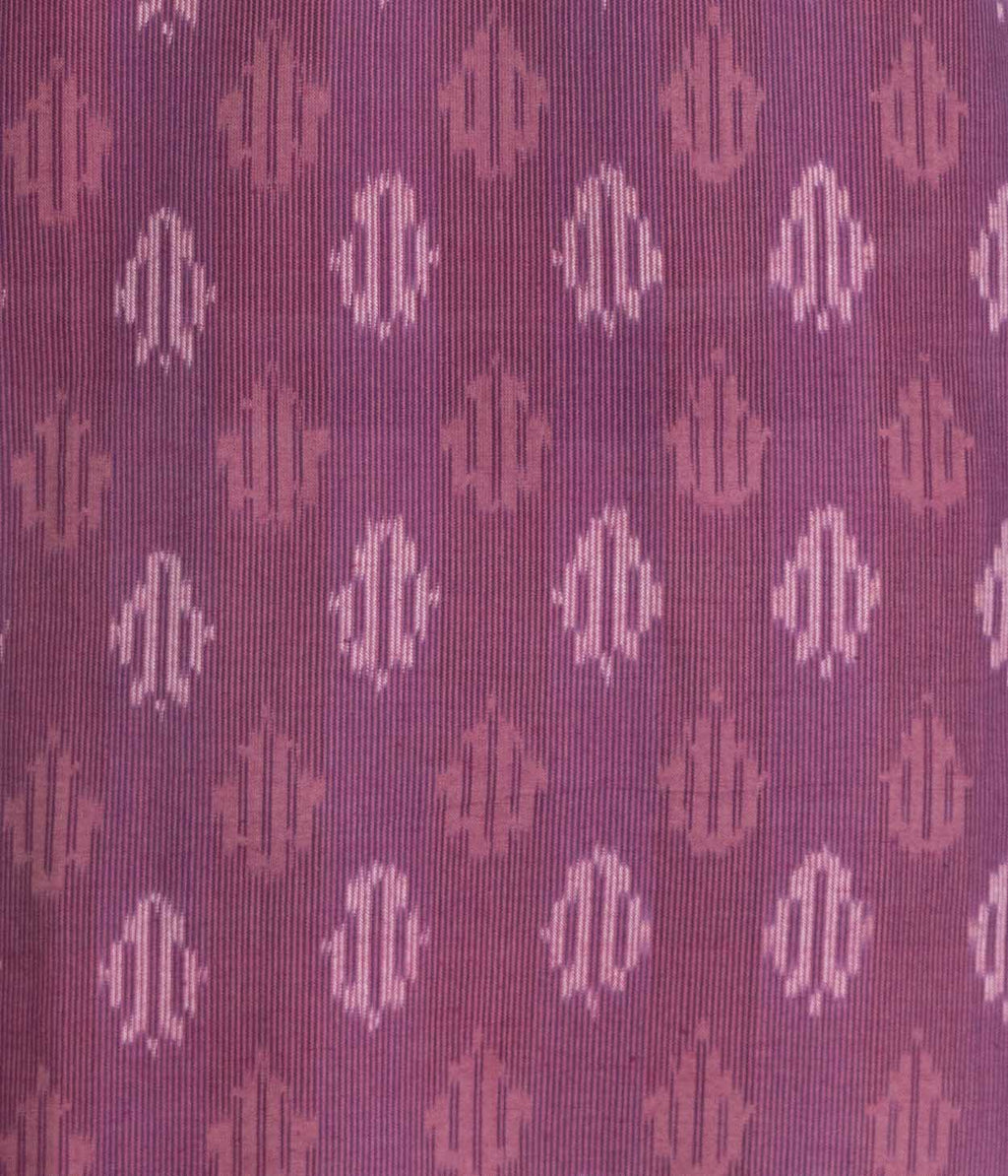 Rising Ember Ikat Woven Mens Long Kurta