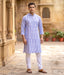 Skylight Ikat Woven Mens Long Kurta