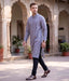 Vale Ikat Woven Mens Long Kurta