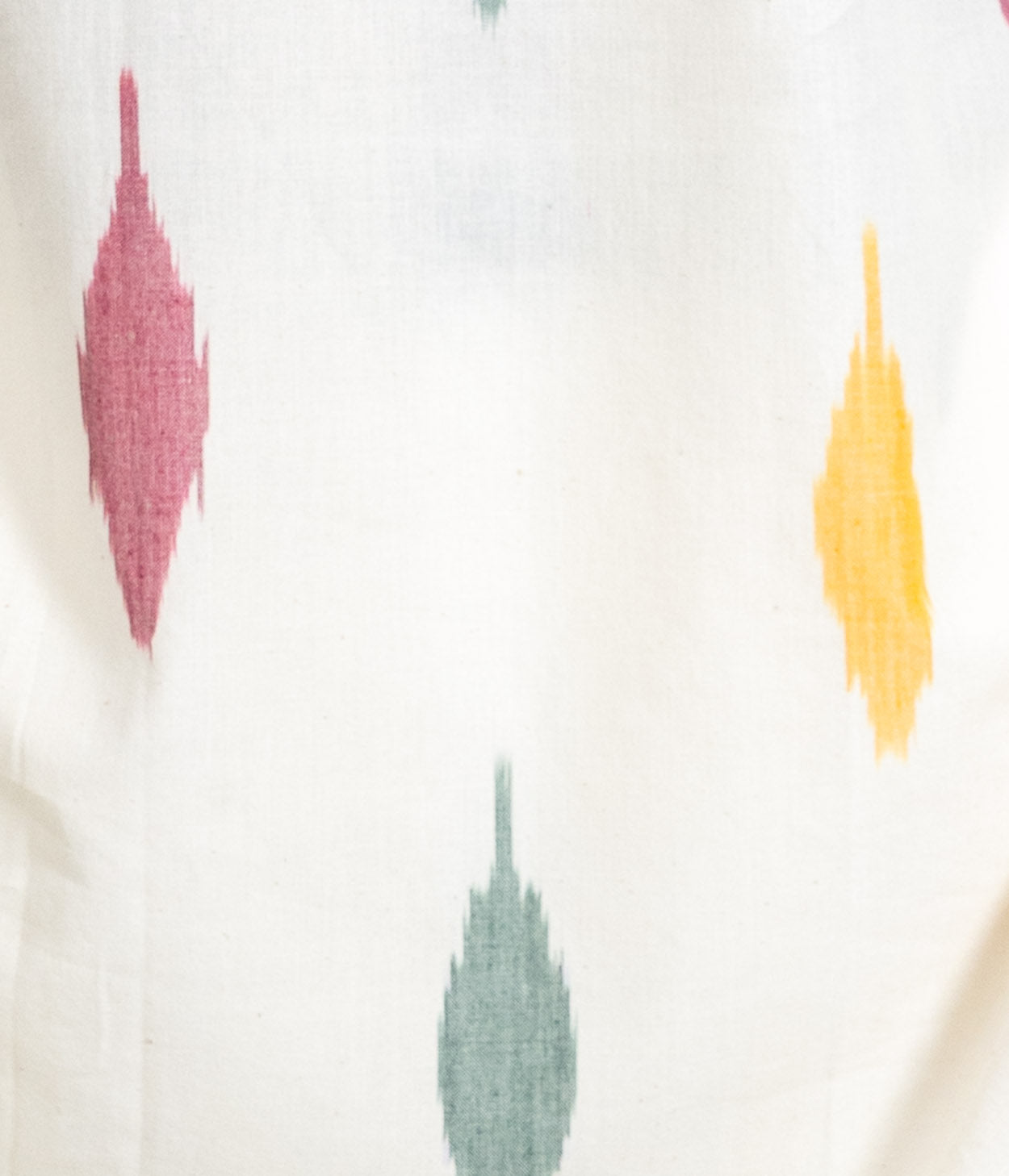 Daybreak Ikat Woven Mens Long Kurta