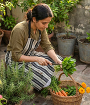 Soilstripe Ikat Apron