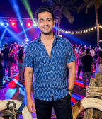 Ikat Woven Current Line Shirt