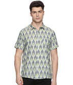 Ikat Woven Lagoon Shirt