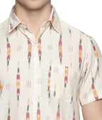 Ikat Woven Festival Drift Shirt