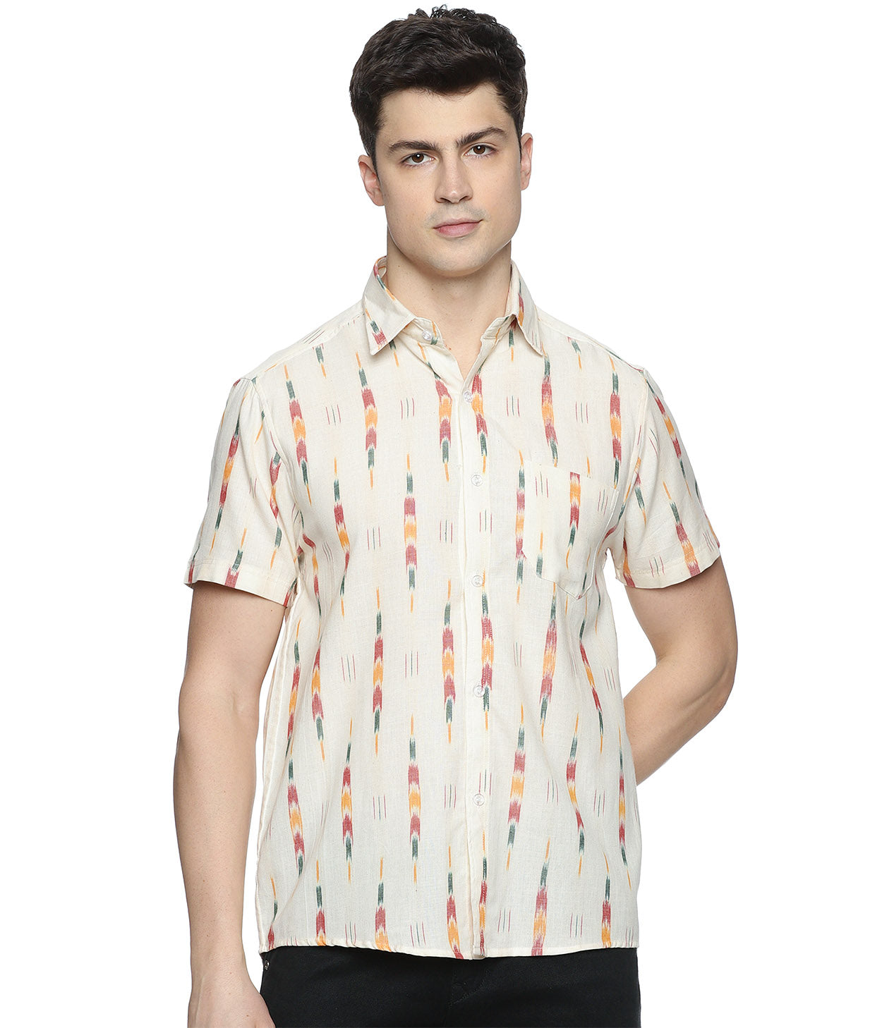 Ikat Woven Festival Drift Shirt Main image