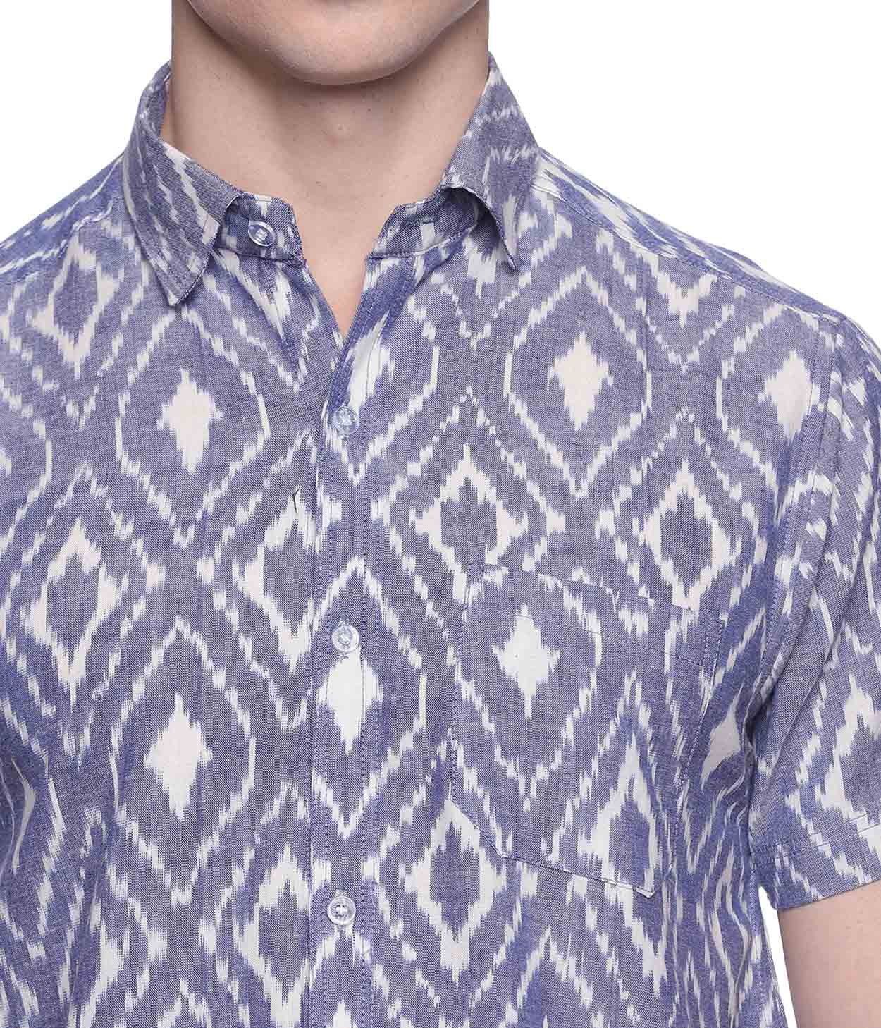 Ikat Woven Soft Horizon Shirt