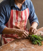 Firestripe Ikat Apron