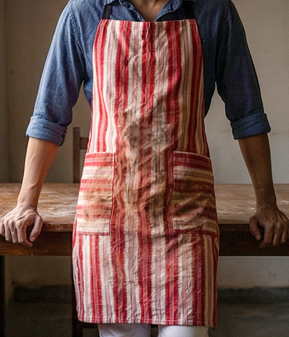 Firestripe Ikat Apron