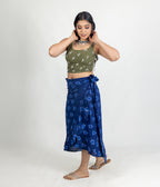 Ocean Heart Ikat Sarong