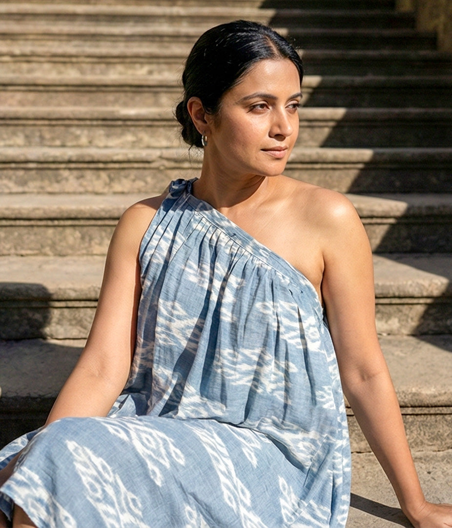 The Staircase Pause Drift Dress