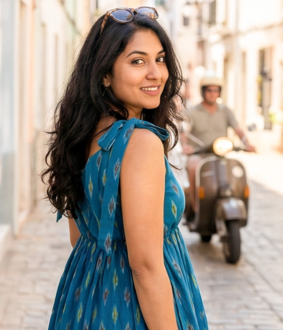 Old Town Ikat Sundress