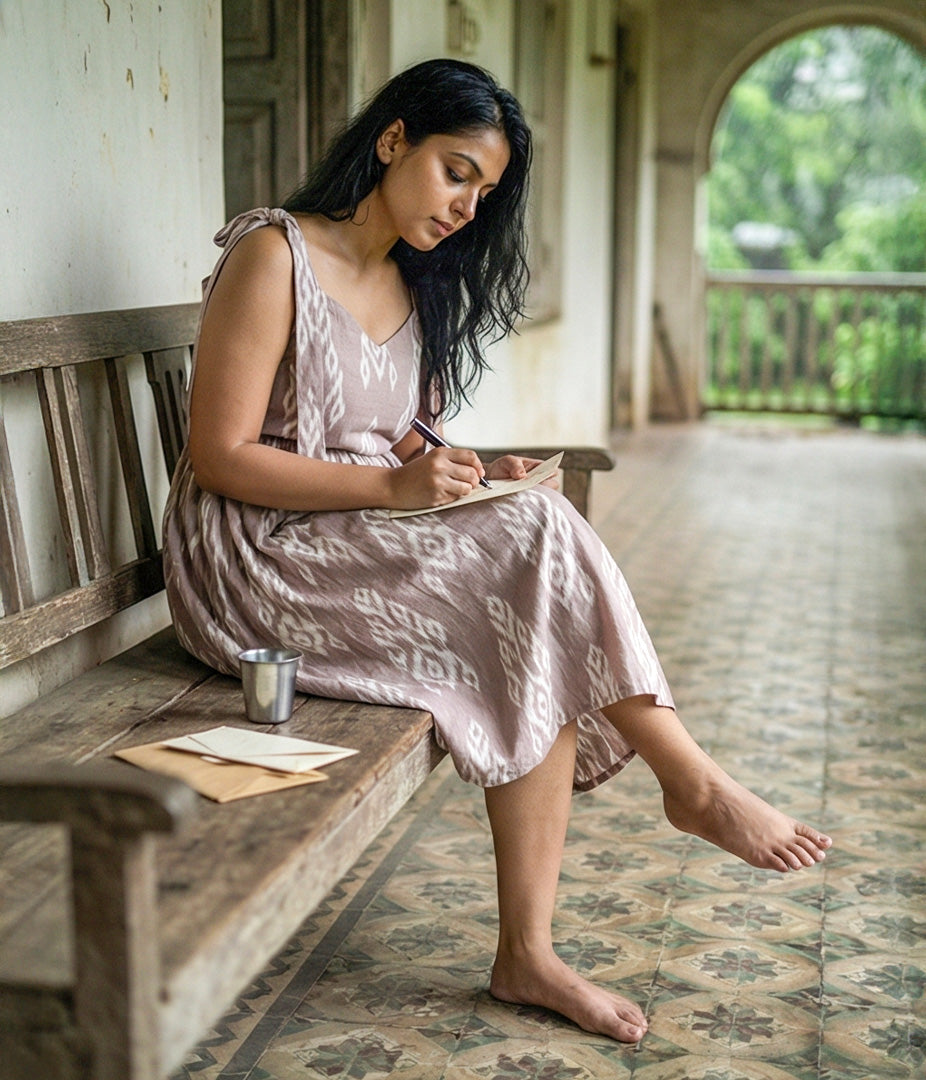 Courtyard Ikat Sundress