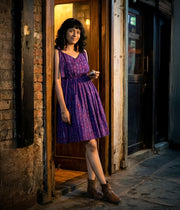 Neon Alley Ikat Sundress