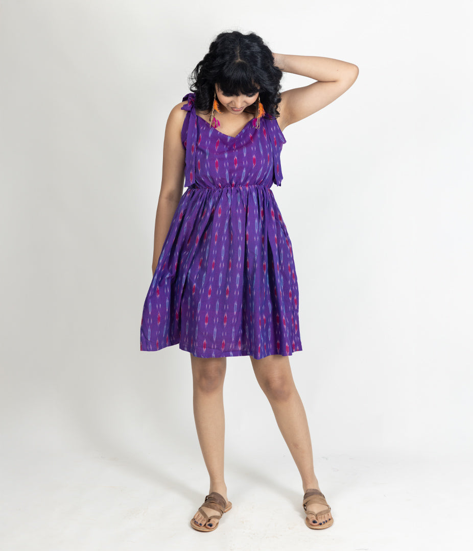 Neon Alley Ikat Sundress