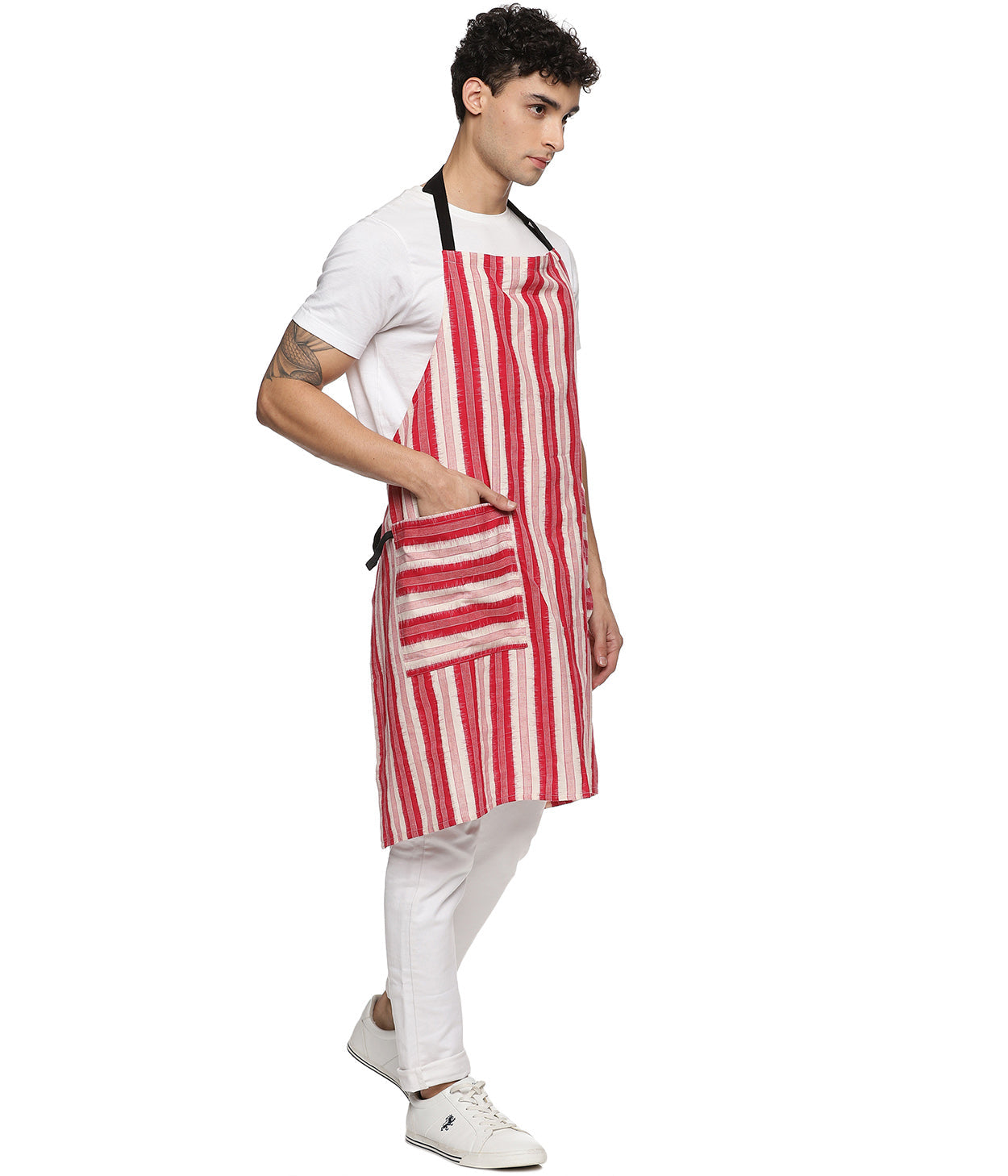 Firestripe Ikat Apron
