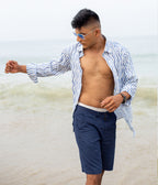 Tide Ikat Woven Full Shirt