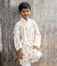 Ikat Cream Multicolor Arrows Boys Long Kurta