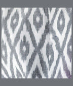 Ikat Grey Diamonds Mens Nehru Jacket