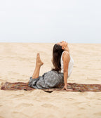 Quiet Grove Ikat Woven Womens Harems