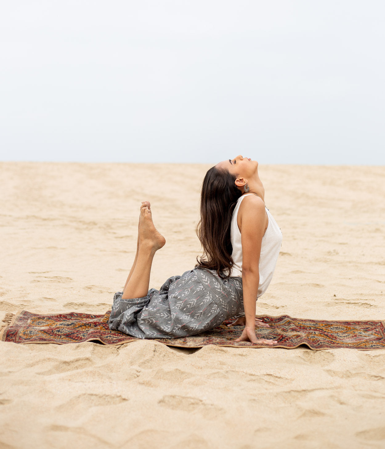 Quiet Grove Ikat Woven Womens Harems