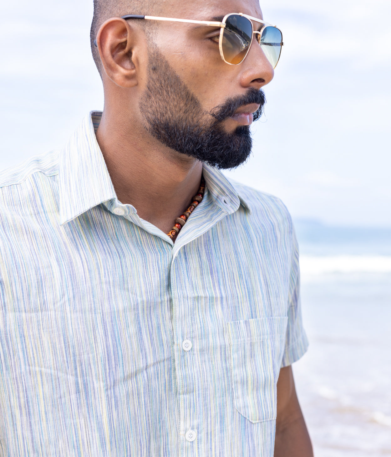 Ikat Woven Threadplay Shirt