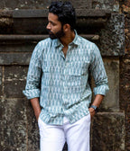 Ikat Woven Grounded Shirt