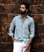 Ikat Woven Grounded Shirt