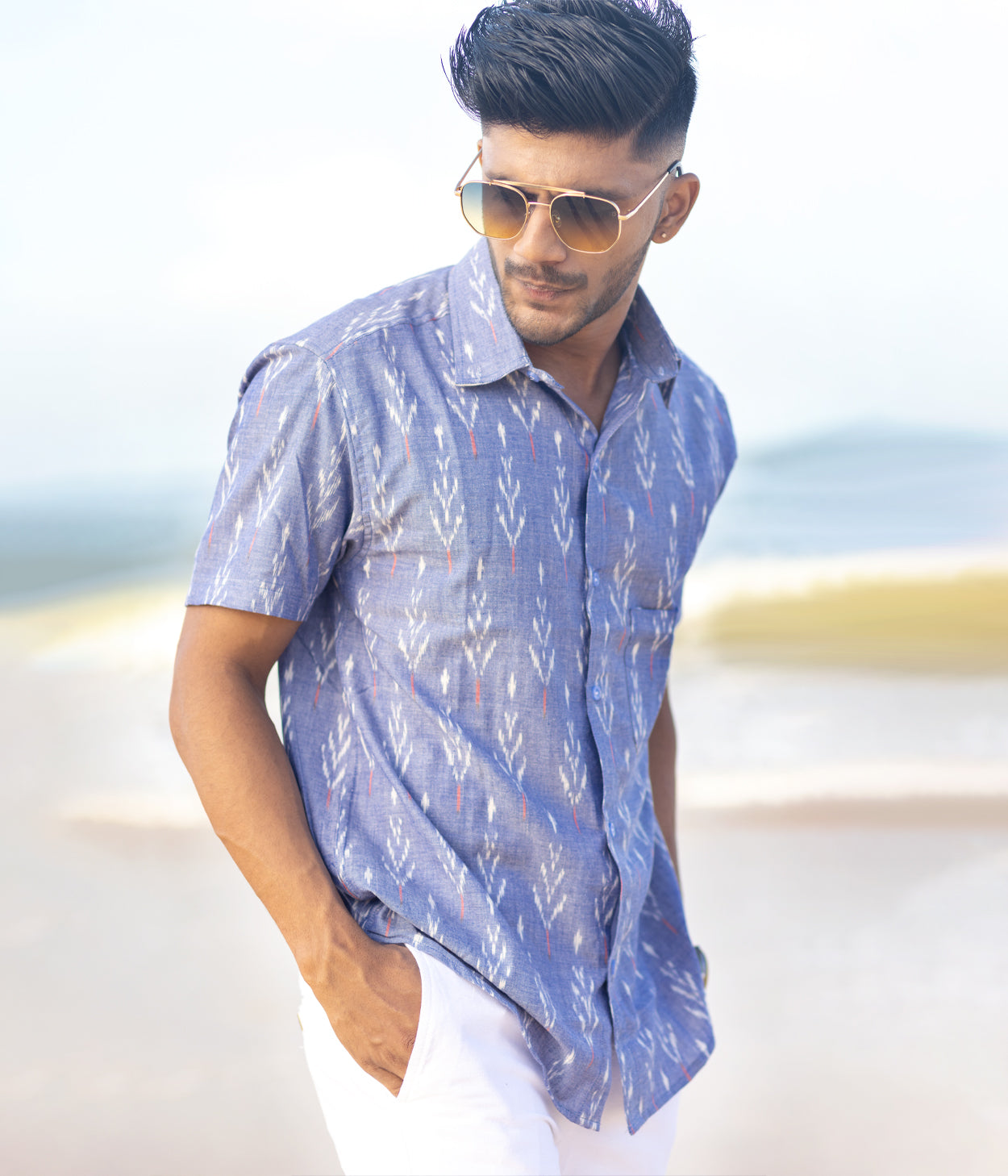 Ikat Woven Unusual Choice Shirt