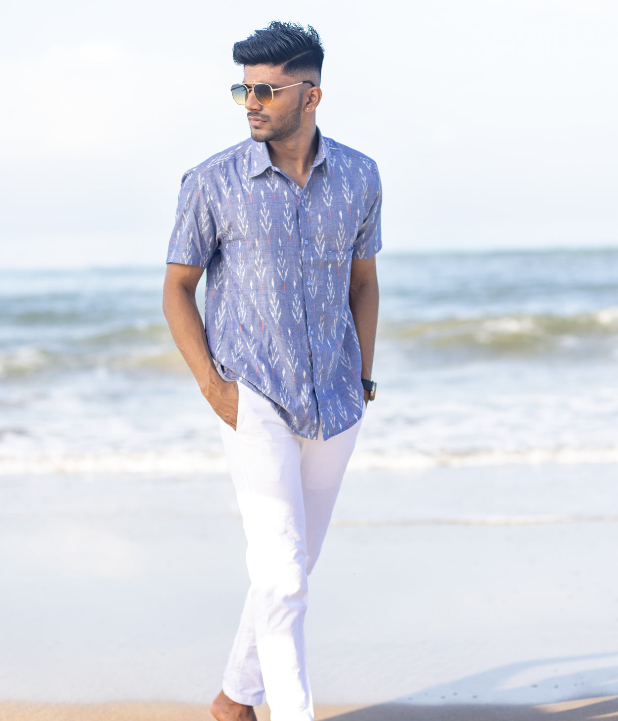 Ikat Woven Unusual Choice Shirt Secondary image