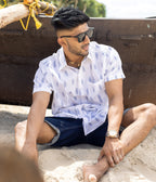 Ikat Woven Daylight Shirt
