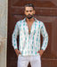 Seafoam Ikat Woven Full shirt
