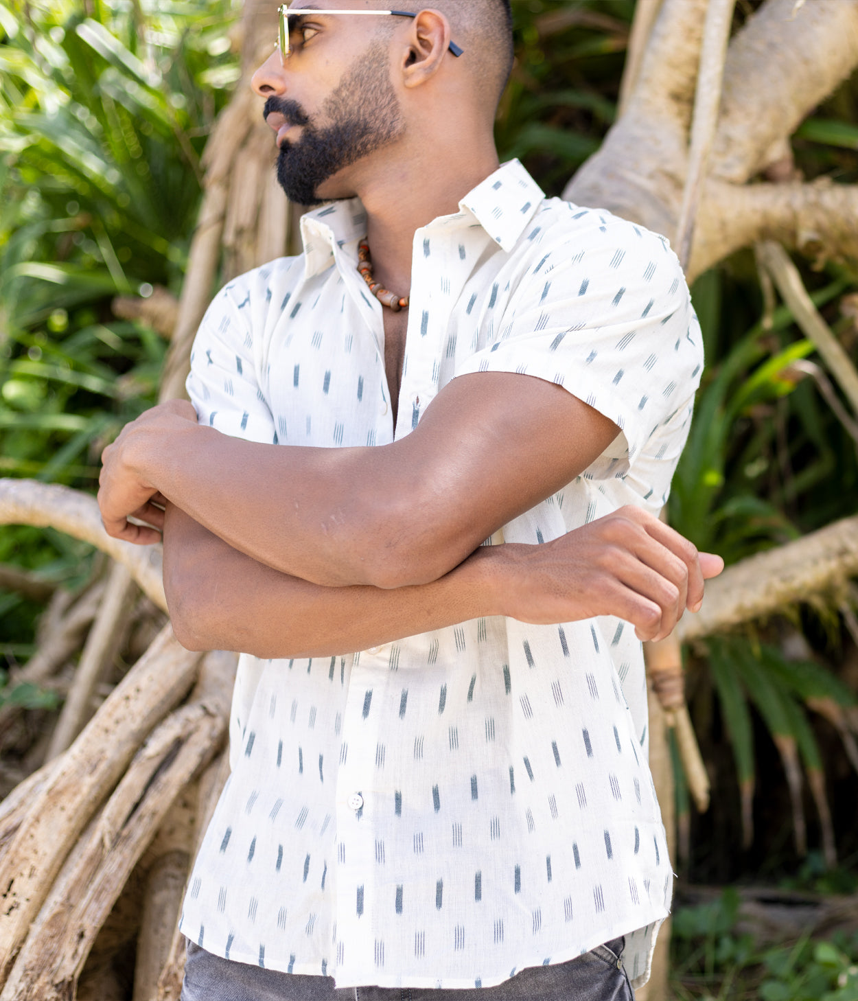 Ikat Woven Terrain Shirt