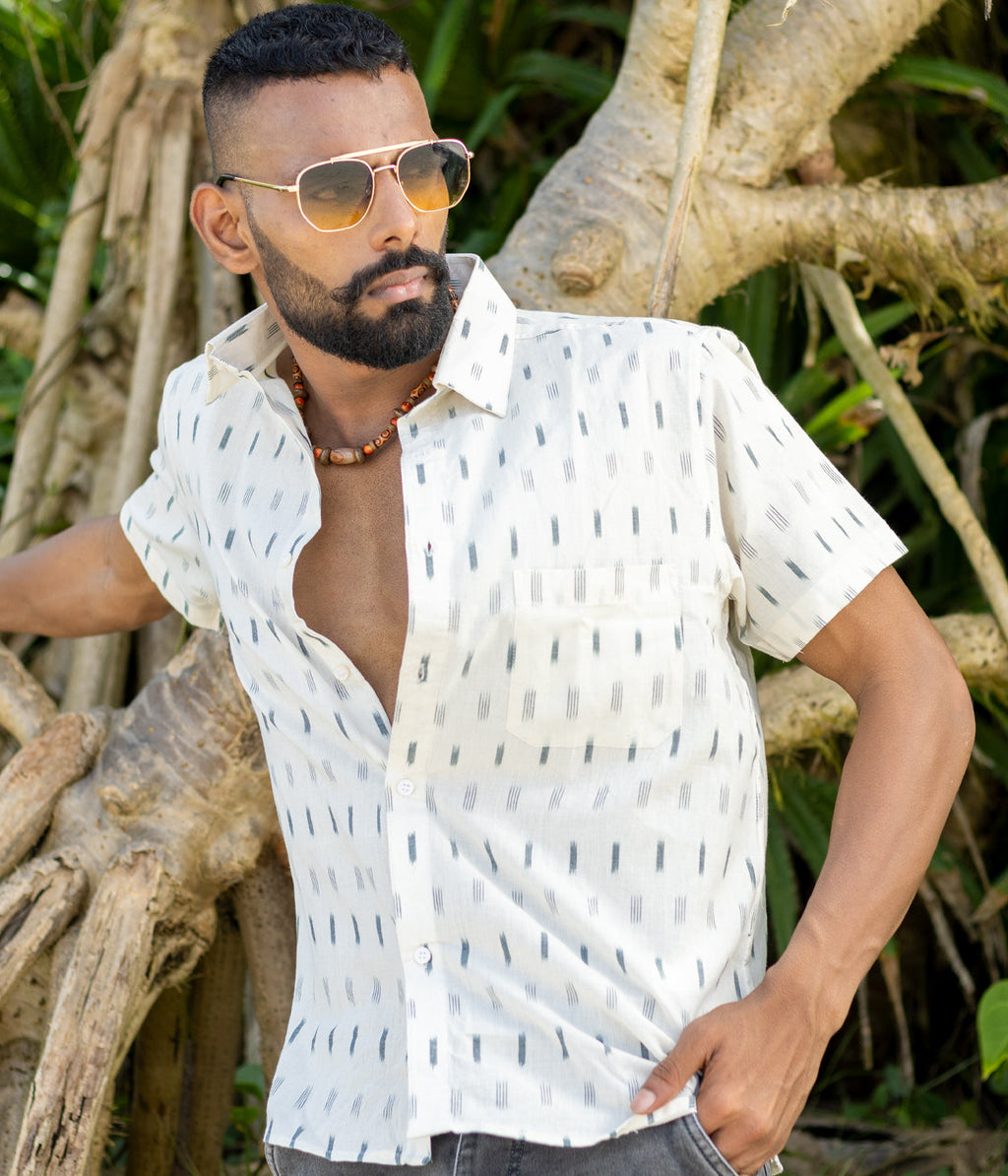 Ikat Woven Terrain Shirt